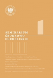 Seminarium Środkowoeuropejskie, t. 1 - Dariusz Dąbrowski, Piotr Ruciński