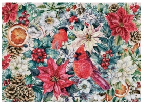 Puzzle 1000: Christmas Flowers 2 - Holiday Elegance