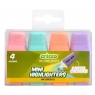  Zakreślacze mini pastel 4 kolory CRICCO