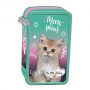 Piórnik szkolny potrójny z wyposażeniem - My Little Friend, Kitty Party