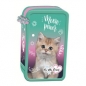 Piórnik szkolny potrójny z wyposażeniem - My Little Friend, Kitty Party