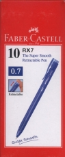 Długopis Faber-Castell RX7 niebieski 10 sztuk
