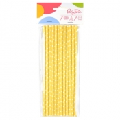 Słomka Arpex papierowe kropki 20 cm 12 szt (KG8150)