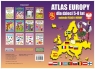 Atlas Europy dla dzieci 5-8 lat Naklejki, Flagi, Herby Beata Guzowska