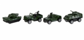 Auto wojskowe metalowe 7cm