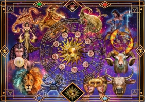 Trefl, Puzzle Spiral 1040: Znaki zodiaku (40015)