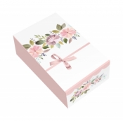 Pudełko na ciasta papierowe Kwiaty - kolorowy 125 mm x 210 mm x 70 mm, 5 szt.