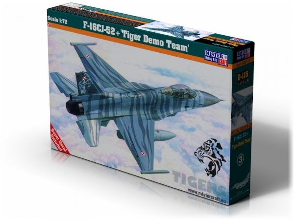 F-16CJ-52 + Tiger Demo Team 1/72 (D115)