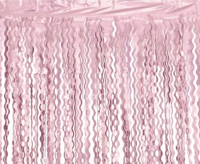 Kurtyna Spirale, metaliczna różowa, 100x200 cm
