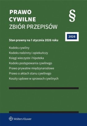 Prawo cywilne. Zbiór przepisów w.65 2026 - Opracowanie zbiorowe