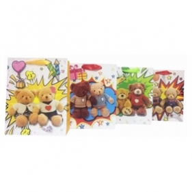 Torebka Lux 210 gsm A4 26x32x10 Misie - ROZETTE