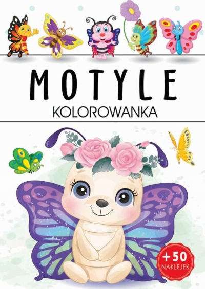 Motyle - kolorowanka