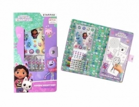 Zestaw kreatywny do kolorowania naklejki Gabby