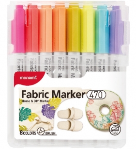 Markery do tkanin Fabric Marker 470 Set B 8 kol. MonAmi (2050005526)