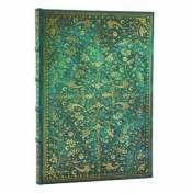Notatnik w linie Emerald Flower Midi