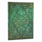 Notatnik w linie Emerald Flower Midi