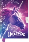  Pamiętnik z kłódką Unicorn 14x18cm 80 kartek