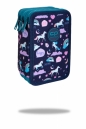 Coolpack, Piórnik potrójny z wyposażeniem Jumper 3 - Happy Unicorn (E67549)