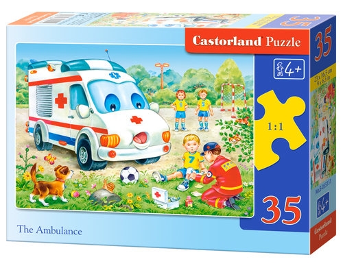 Puzzle Ambulans 35 elementów (035151)