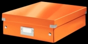 Pudło archiwizacyjne Leitz Click & Store z przegródkami - pomarańczowy 280 mm x 100 mm x 370 mm (60580044)