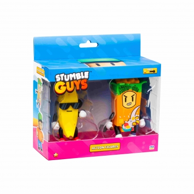 <img src='https://webimage.pl/pics/151/9/d7290117589151.jpg' style='height:440px' /> Stumble Guys Action Figure 2 pack Banana Guy Cerial Killer