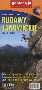 Rudawy Janowickie Mapa turystyczna 1:25 000