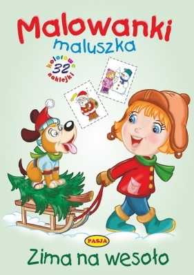 Malowanki maluszka Zima na wesoło - Ernest Błędowski