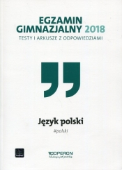 Egzamin gimnazjalny 2018 Język polski testy i arkusze z odpowiedziami - Katarzyna Czajkowska, Agnieszka Suchowierska