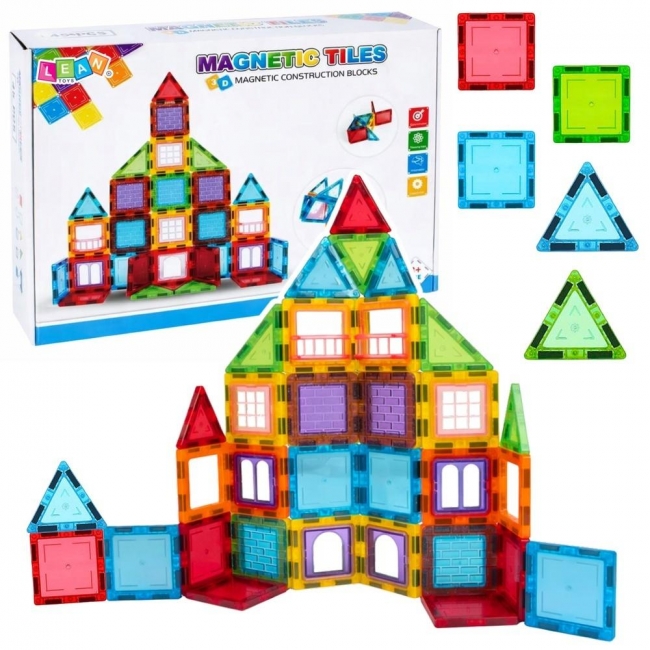 Klocki magnetyczne 3D 45el