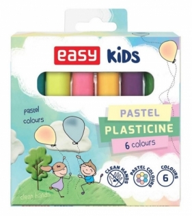 Plastelina COL-006-P 6 kolorów EASY