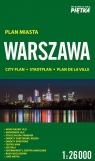 Warszawa 1:26 000 plan miasta PIĘTKA paraca zbiorowa