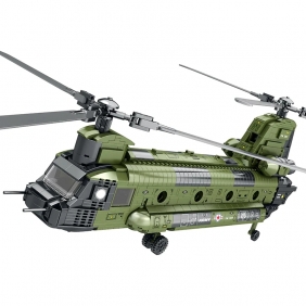 Klocki REOBRIX 33031 Śmigłowiec transportowy CH-47 Chinook (1451 elementów)