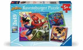 Ravensburger, Puzzle 3x49: Spiderman (12004115)