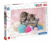 Puzzle SuperColor 104: Sweet Kittens (27115)