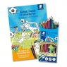 Kredki 12 kol + kolorowanka Football STAEDTLER