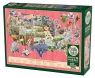 Puzzle 1000 Kwiaty symbole amerykańskich stanów 113527 12+