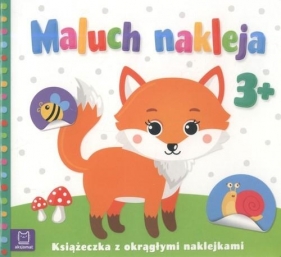 Maluch nakleja Książeczka z okrągłymi naklejkami 3+