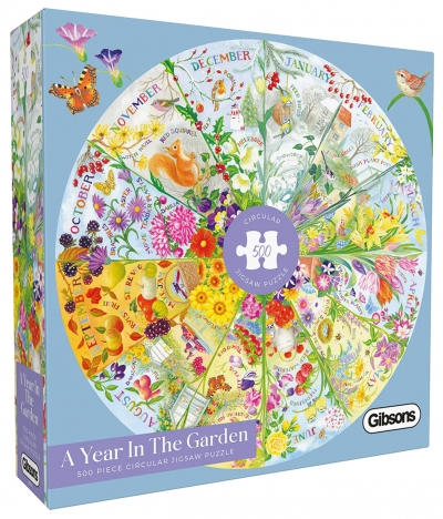 <img src='https://webimage.pl/pics/153/7/d5012269037050.jpg' style='height:440px' /> Puzzle 500 Rok w ogrodzie okrągłe