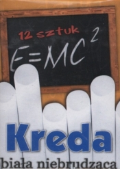 Kreda biała niebrudząca 12 sztuk