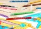 Zestaw kredki 2w1 + flamastry BIC