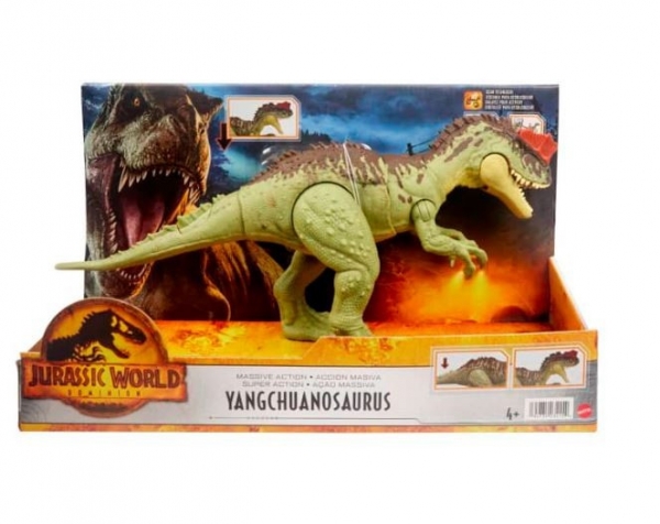 Figurka Jurassic World Jangczuanozaur Dinozaur Potężny atak (HDX47/HDX49)