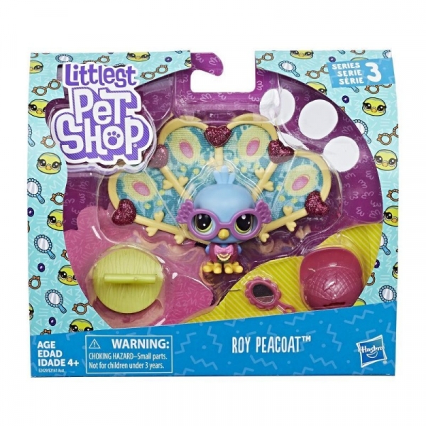 Littles Pet Shop Zwierzaki Premium Roy Peacoat (E2161/E2429P)