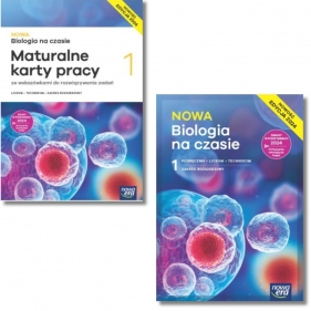 Pakiet: Podręcznik + maturalne karty pracy. Nowa Biologia na czasie 1. Zakres rozszerzony. Liceum i technikum. Klasa 1. Edycja 2024. - Barbara Januszewska-Hasiec, Renata Stencel, Anna Dąmbska