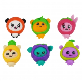 Gniotek - Zwierzątko w owocowej czapce, 1 szt.