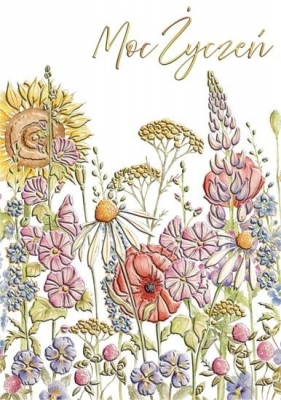 Karnet A5 Imieniny - Ogródek