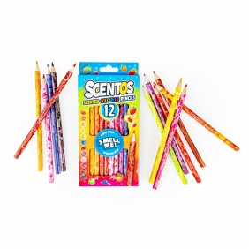 Pachnące kredki ołówkowe, 12 szt.