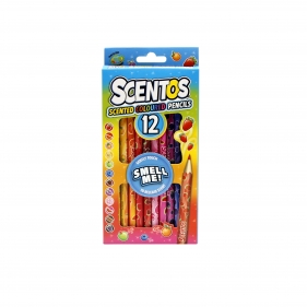 Pachnące kredki ołówkowe, 12 szt.