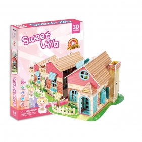Puzzle 3D: Domek dla lalek Sweet Villa (306-20615)