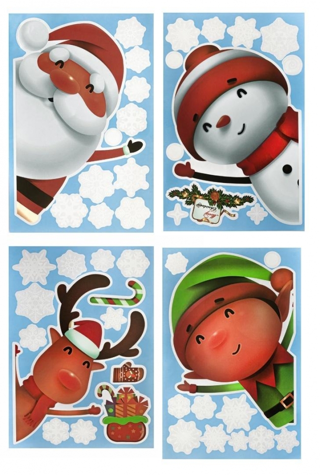 Naklejki elektrostatyczne na szybę BN 4szt