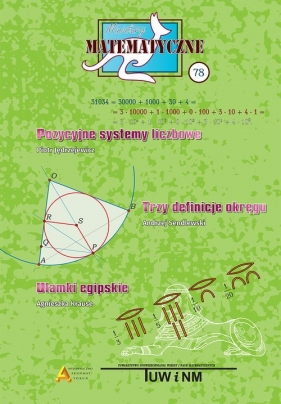 Miniatury matematyczne 78 - Piotr Jędrzejewicz, Mieczysław Mentzen, Agnieszka Krause